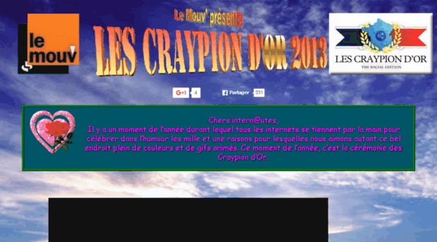 craypion2013.lemouv.fr