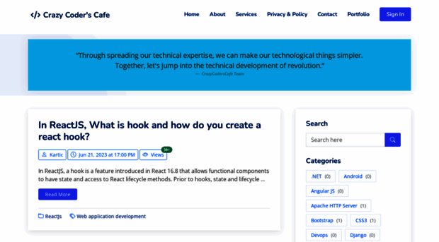 crazycoderscafe.com