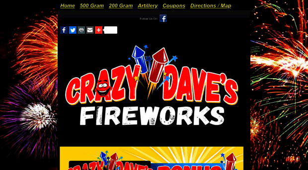 crazydavesfireworks.net