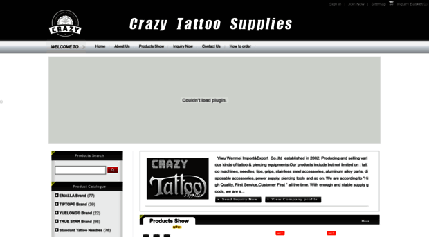 crazytattoo-supplies.com