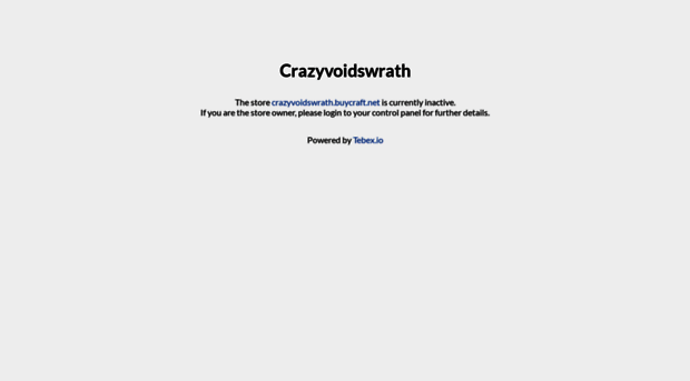 crazyvoidswrath.buycraft.net