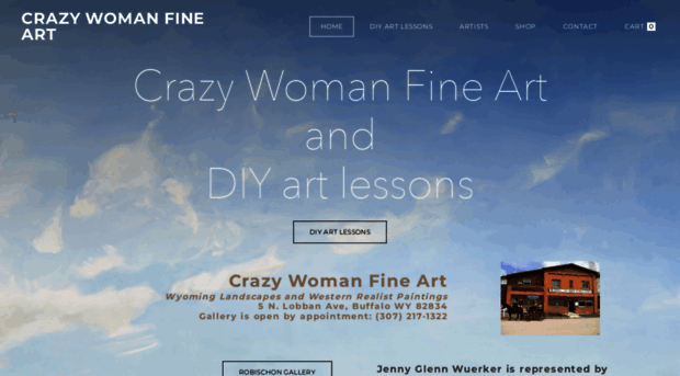 crazywomanfineart.com