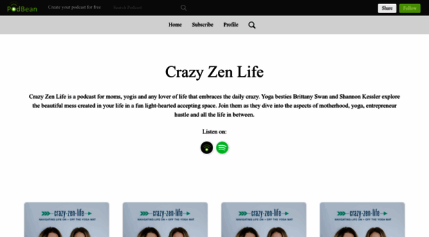 crazyzenlife.podbean.com