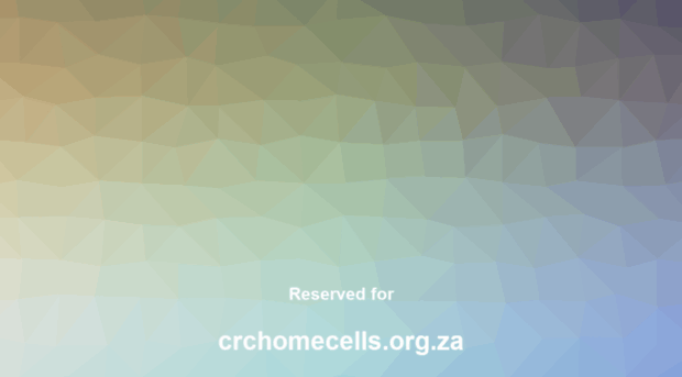 crchomecells.org.za