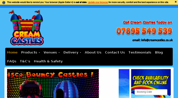 creamcastles.co.uk