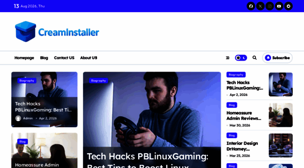 creaminstaller.blog