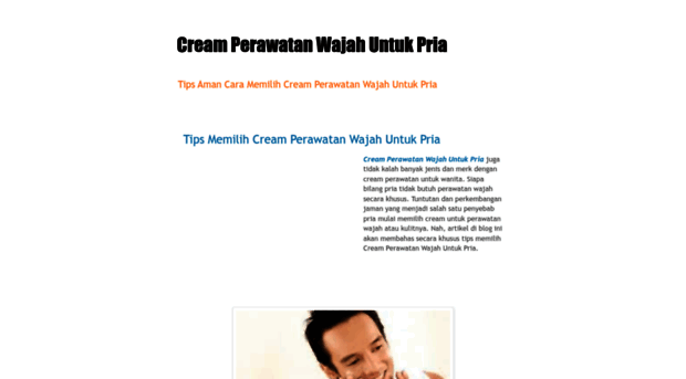 creamperawatanwajahuntukpria.blogspot.com