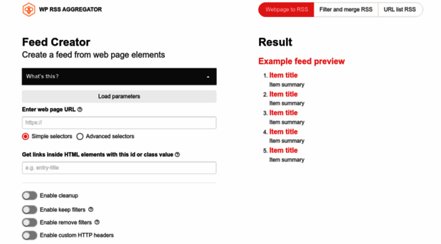 createfeed.wprssaggregator.com
