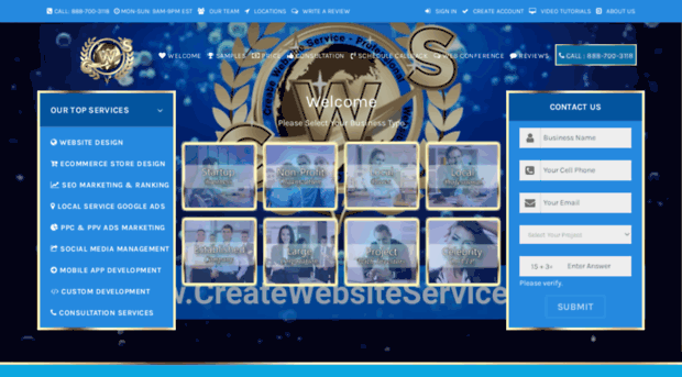 createwebsiteservice.com