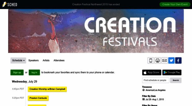 creationfestivalnorthwest2015.sched.org