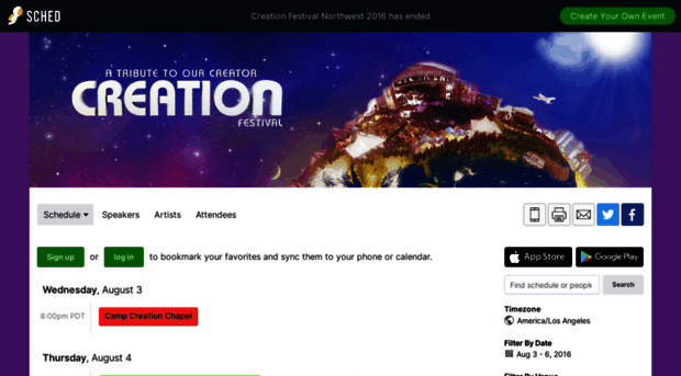 creationfestivalnorthwest2016.sched.org