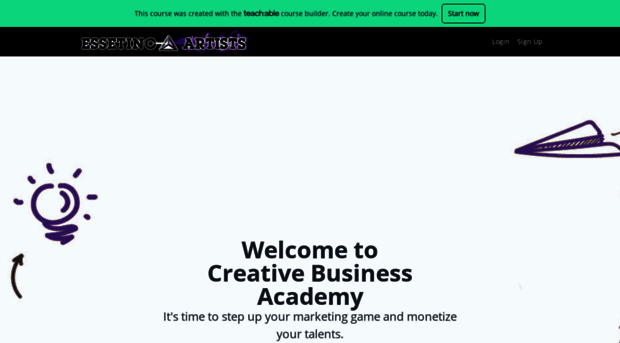 creativebusinessacademy.teachable.com