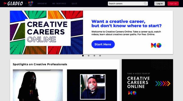 creativecareers.gladeo.org