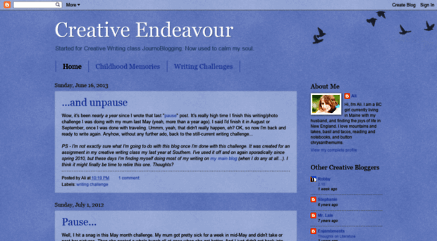 creativeendeavour.blogspot.com