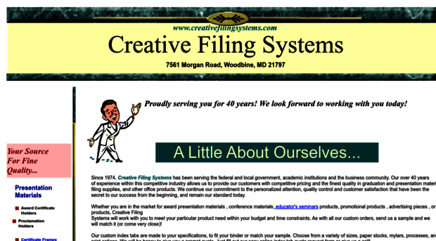 creativefilingsystems.com