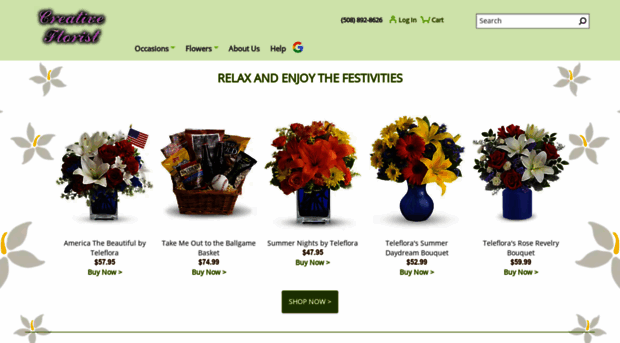 creativefloristworcesterma.com