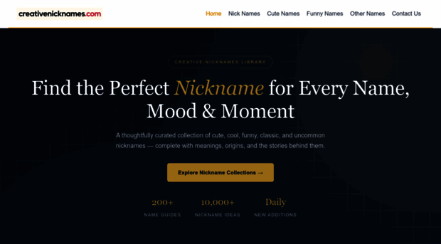 creativenicknames.com