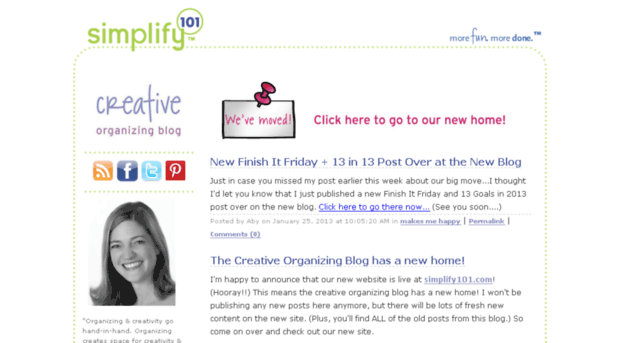 creativeorganizingblog.simplify101.com