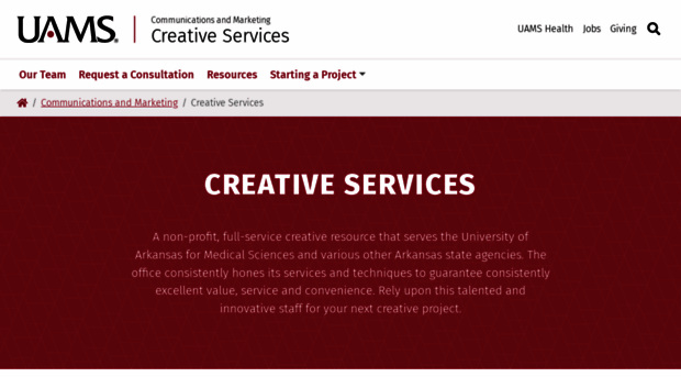 creativeservices.uams.edu