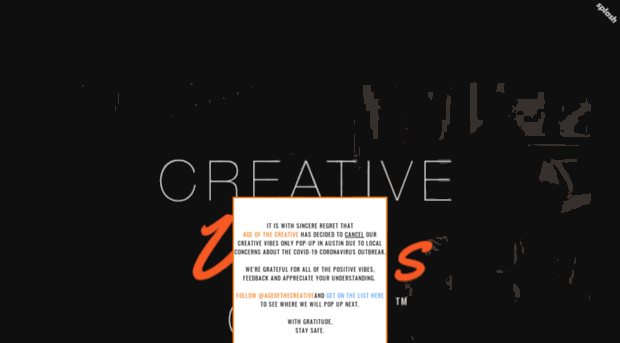 creativevibesonly.splashthat.com