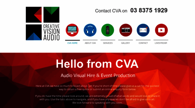 creativevisionaudio.com