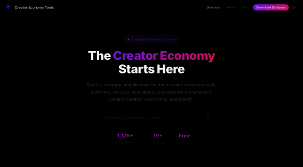 creatoreconomytools.com