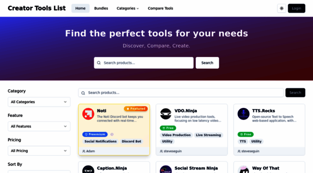 creatortoolslist.com