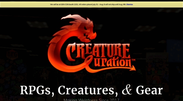 creaturecuration.com