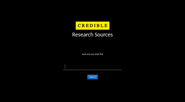 credibleresearchsources.com