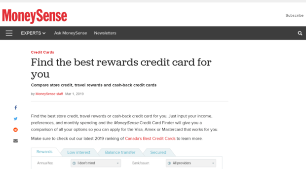 credit-card-selector-tool.moneysense.ca
