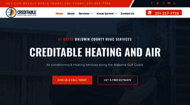 creditableheatingandair.com