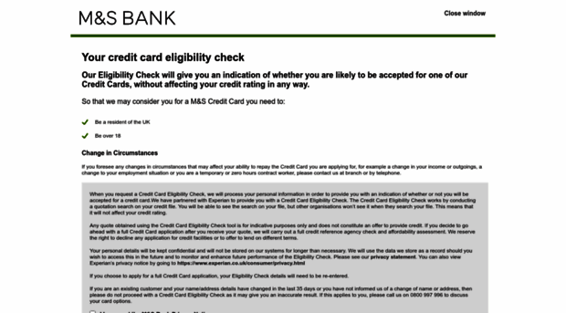 creditcardeligibilitycheck.marksandspencer.com