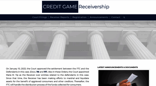 creditgamereceivership.com