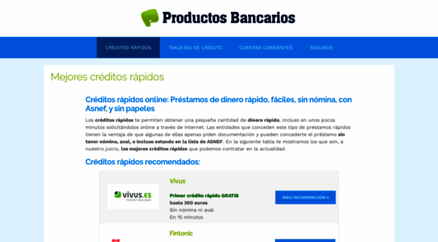 creditosrapidos.productosbancarios.net