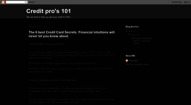 creditpros101.blogspot.com