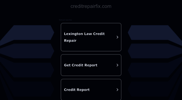 creditrepairfix.com