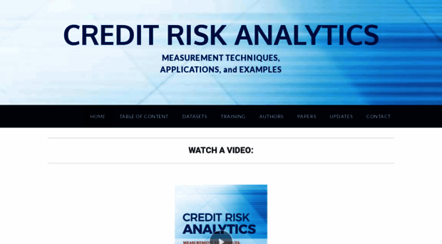 creditriskanalytics.net