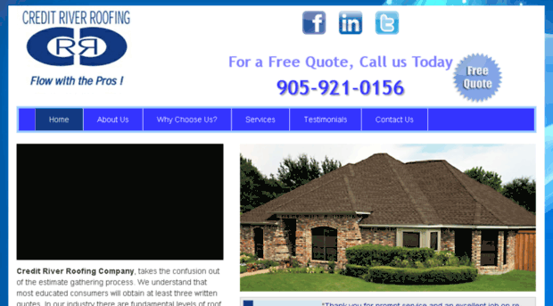 creditriverroofing.com