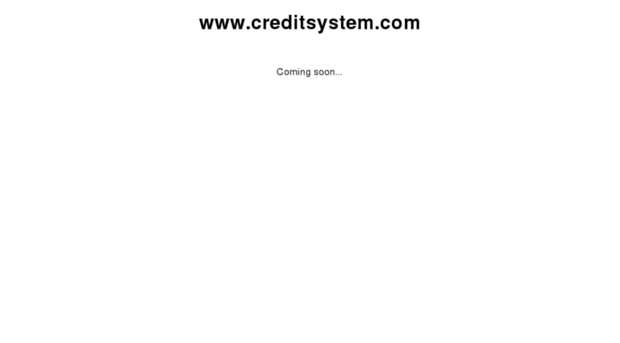 creditsystem.com