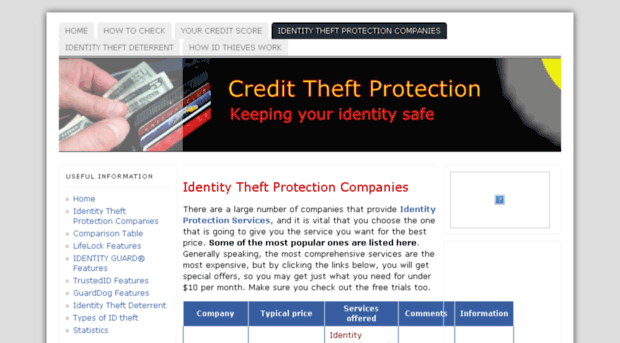 credittheftprotection.org