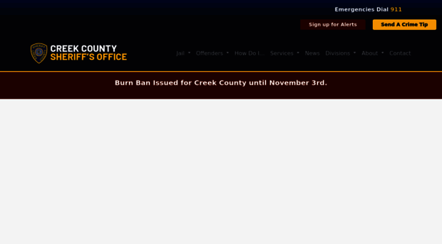 creekcountysheriff.com