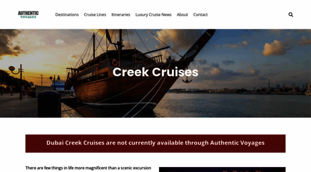 creekcruises.com