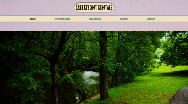 creekfront-rentals.com