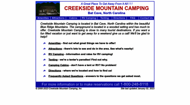 creeksidecamping.com