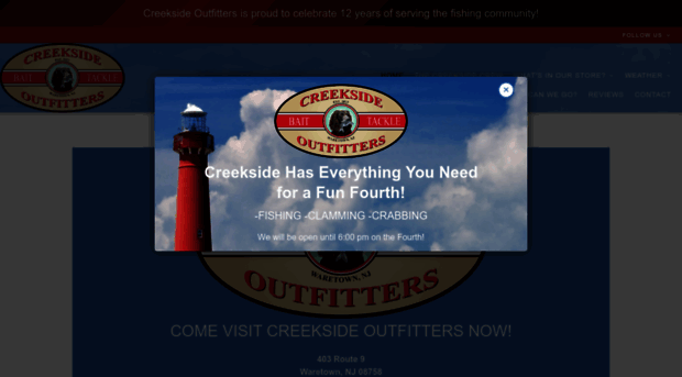 creeksideoutfittersnj.com