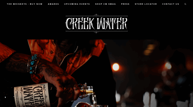 creekwaterwhiskey.com