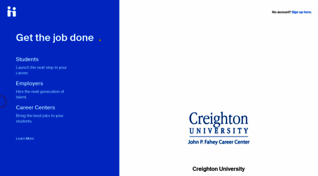 creighton.joinhandshake.com