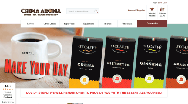 cremaaromacoffeeshop.co.uk