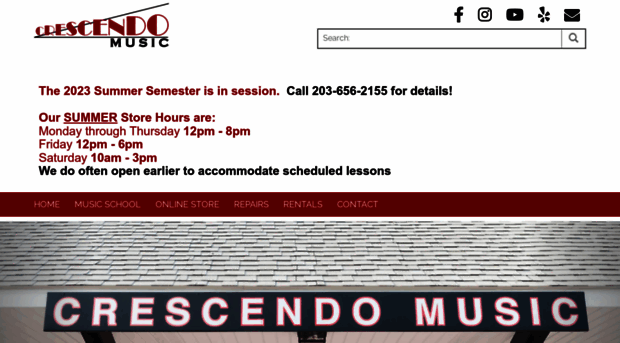 crescendomusicdarien.com