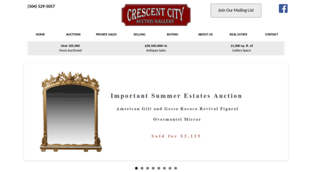 crescentcityauctiongallery.com